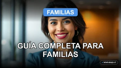 Guía completa sobre permisos parentales en Chile para el año 2026, mostrando a una profesional sonriente.