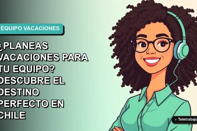 Ilustración vectorial plana de una mujer profesional del rubro tecnológico sonriendo, con fondo degradado suave de color aguamarina. Espacio negativo a la izquierda.