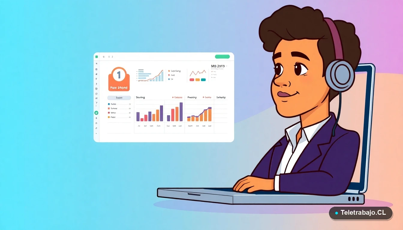 Plantilla de Excel para control y detección de fraude en modalidad de teletrabajo en Chile