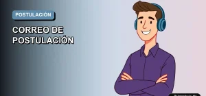 Ilustración vectorial plana de estilo premium para blog sobre cómo escribir un correo de postulación de trabajo en Chile.