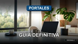 Guía definitiva de portales de trabajo remoto para 2026 en escritorio moderno de home office