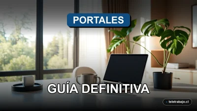 Guía definitiva de portales de trabajo remoto para 2026 en escritorio moderno de home office