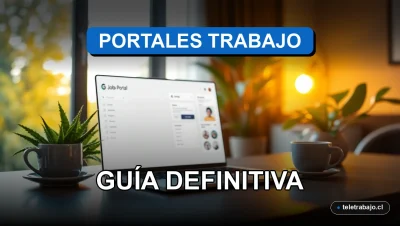 Guía definitiva de portales de trabajo remoto en 2026 sobre un escritorio moderno de home office.