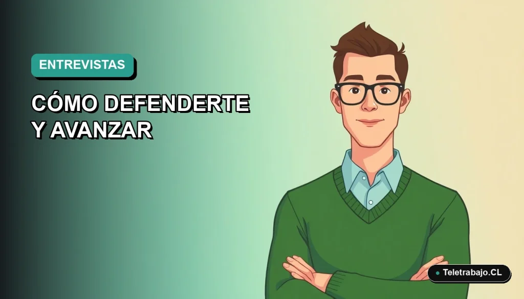 Ilustración vectorial plana de un trabajador masculino de tecnología con suéter verde, mirando con seguridad. Fondo degradado azul verdoso vacío a la izquierda.