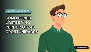 Ilustración plana corporativa de un trabajador masculino de tecnología con suéter verde, mirando pensativo a la derecha, sobre un fondo degradado vacío de color aguamarina, representando la gestión del tiempo en procesos de selección laboral.