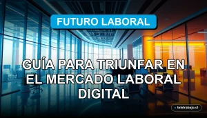 Profesiones del futuro 2026 en Chile, guía para el mercado laboral digital en una oficina moderna