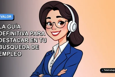 Ilustración plana vectorial de una mujer profesional chilena sonriendo, con camisa blanca y blazer azul, sobre fondo degradado suave azul y gris. Espacio negativo a la izquierda.