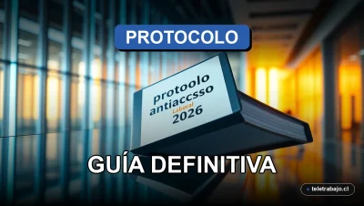 Guía definitiva del Protocolo Antiacoso Laboral 2026 sobre fondo de cristal corporativo