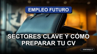 Proyección de empleo en Chile para el año 2026, sectores clave y cómo preparar un currículum vitae profesional.
