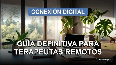 Guía definitiva de psicología online para terapeutas remotos en moderno escritorio de home office