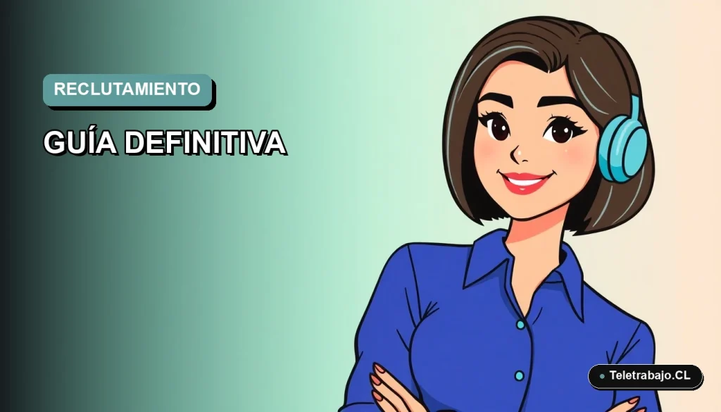Ilustración plana corporativa de una mujer profesional de tecnología con blusa azul, mirando con confianza, sobre fondo degradado suave. Espacio negativo amplio a la izquierda.