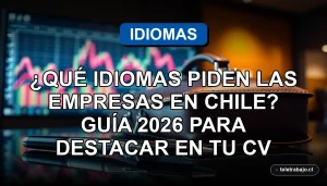 Idiomas más demandados en el mercado laboral chileno para incluir en un currículum profesional.