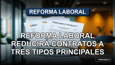 Contratos laborales modernos sobre una mesa de cristal con un fondo corporativo desenfocado