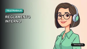 Ilustración vectorial plana de estilo Corporate Memphis de una mujer profesional trabajando remotamente. Fondo con gradiente suave de color verde azulado.
