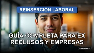 Guía de reinserción laboral para ex reclusos y empresas en Chile, representada por un retrato profesional de confianza.