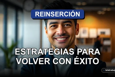 Fotografía de primer plano de un ejecutivo hispano sonriendo con confianza, con un fondo de oficina corporativa moderna desenfocada.