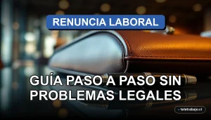 Guía legal para renunciar a un trabajo en Chile sin problemas, paso a paso 2026.