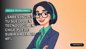 Ilustración vectorial plana de trabajadora tecnológica feliz con sueldo alto, fondo gradiente azul verdoso.