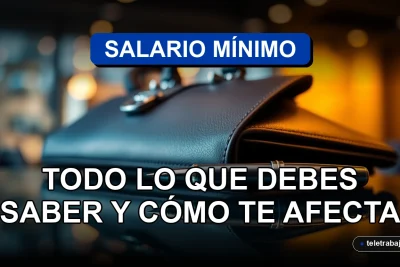 Salario mínimo en Chile 2026, gráficos abstractos de economía en pantalla, oficina corporativa moderna.