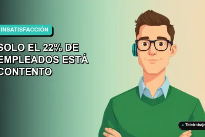 Ilustración vectorial plana estilo Corporate Memphis de un trabajador masculino de tecnología con suéter verde, mirando a la cámara con expresión neutra, sobre un fondo degradado suave de color teal. Espacio negativo a la izquierda.