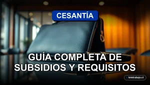 Guía completa sobre el Seguro de Cesantía 2026 en Chile, requisitos y subsidios para desempleados.