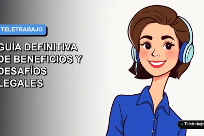 Ilustración vectorial plana de una trabajadora chilena sonriente con blusa azul, sobre fondo degradado suave, representando la semana laboral de cuatro días.