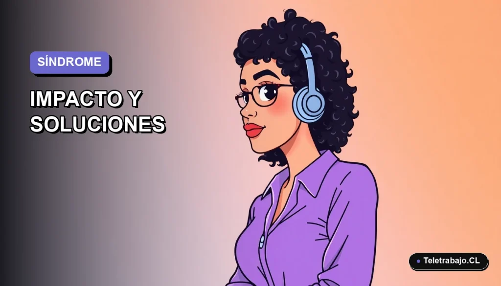 Ilustración vectorial plana de una mujer profesional de teletrabajo con expresión pensativa, sobre un fondo degradado lila suave. Espacio negativo a la izquierda.