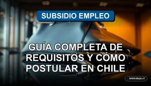 Guía completa para postular al Subsidio al Empleo 2026 en Chile, requisitos y proceso paso a paso.
