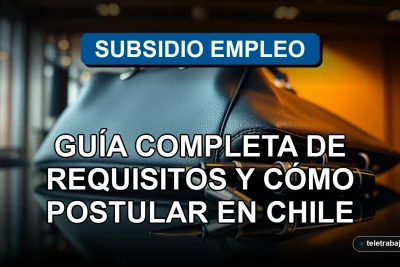 Guía completa para postular al Subsidio al Empleo 2026 en Chile, requisitos y proceso paso a paso.