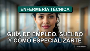 Guía profesional para técnicos en enfermería en Chile mostrando especialización y entorno laboral