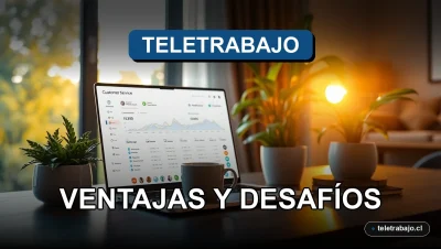 Fotografía de un elegante escritorio moderno en una oficina en casa para trabajo remoto de atención al cliente, con iluminación natural y plantas.