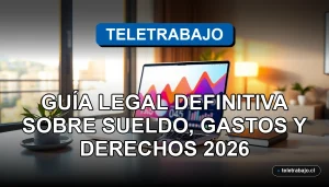 Guía legal definitiva sobre el teletrabajo en Chile 2026: sueldo, gastos y derechos laborales.