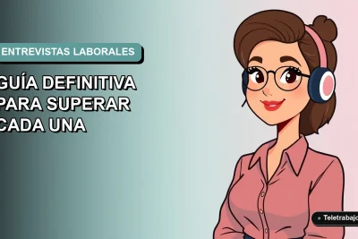 Ilustración plana vectorial de una mujer profesional chilena en estilo Corporate Memphis, sobre un fondo degradado suave, representando una guía de entrevistas laborales 2026.