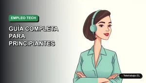 Guía ilustrada para postular a empleos en Mercado Libre, estilo corporativo moderno con fondo degradado verde