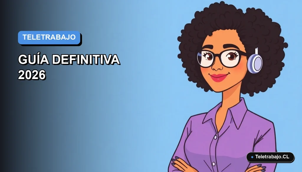 Ilustración plana corporativa de mujer trabajando desde casa como teletrabajadora para Shein, fondo degradado azul moderno.