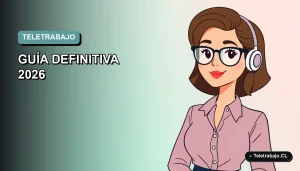 Ilustración vectorial plana de una mujer trabajando remotamente con estilo Corporativo Memphis, sobre fondo degradado suave.