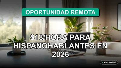 Fotografía de un elegante escritorio moderno en una oficina en casa, con laptop abierta, plantas y luz natural, representando el trabajo remoto bilingüe.