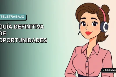 Ilustración vectorial plana de mujer profesional chilena trabajando remotamente en 2026, con fondo degradado suave.