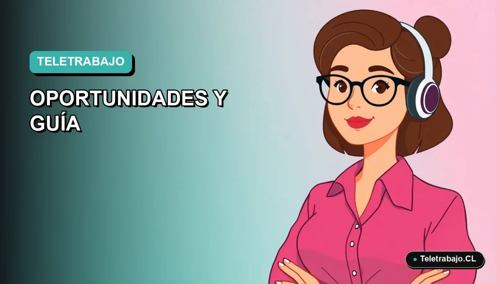 Ilustración vectorial plana de una mujer profesional trabajando de forma remota con una laptop, estilo Corporativo Memphis, sobre fondo degradado teal.