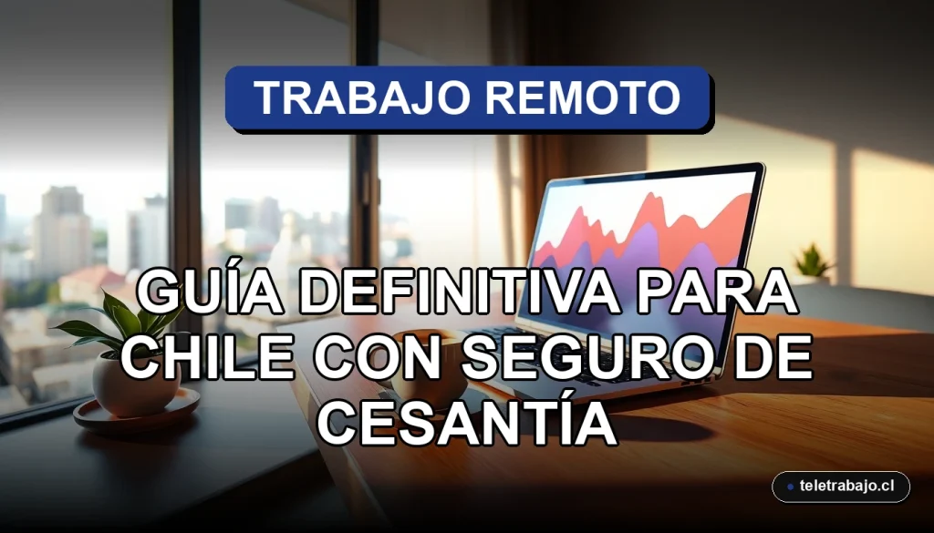 Guía definitiva para trabajar de forma remota para empresas extranjeras desde Chile en el año 2026, incluyendo seguro de cesantía.
