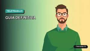 Ilustración vectorial plana de un programador trabajando de forma remota en estilo moderno, con fondo degradado suave.