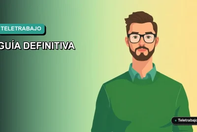 Ilustración vectorial plana de un programador trabajando de forma remota en estilo moderno, con fondo degradado suave.