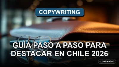 Guía profesional para crear un currículum vitae de copywriter en Chile, elementos de oficina de lujo sobre vidrio.