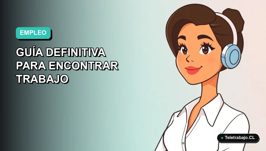 Ilustración plana vectorial de una mujer profesional con blusa blanca y peinado moderno, sobre fondo degradado azul verdoso, representando la guía de búsqueda de trabajo en Guatemala.