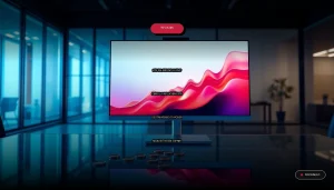 Gráfico abstracto de inflación en pantalla junto a monedas de euro en un escritorio moderno, simbolizando la pérdida de poder adquisitivo.