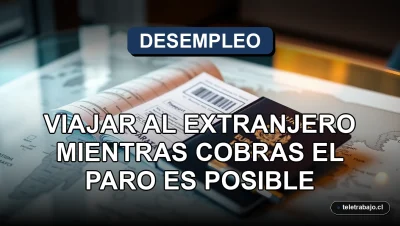 Pasaporte y tarjeta de desempleo sobre un mapa mundial desplegado, simbolizando la posibilidad de viajar al extranjero mientras se cobra el paro.